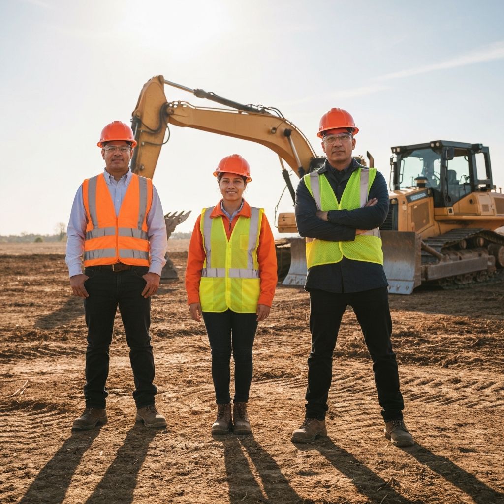 Ground Up Property Services team and equipment